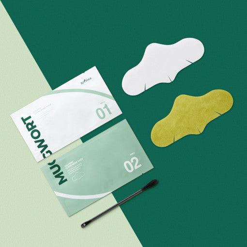 Isntree MUGWORT CALMING CLEAR NOSE PACK 5P-thekimyoung.com