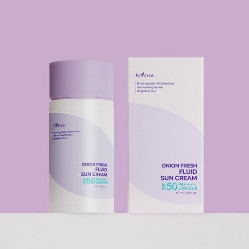 Isntree Onion Fresh Fluid Sun Cream 50ml SFP50 PA++++-thekimyoung.com