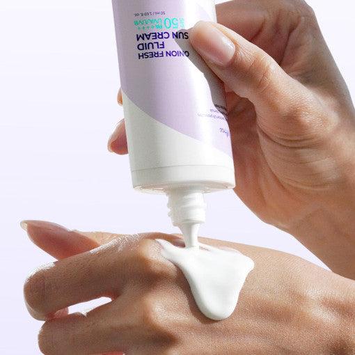 Isntree Onion Fresh Fluid Sun Cream 50ml SFP50 PA++++-thekimyoung.com