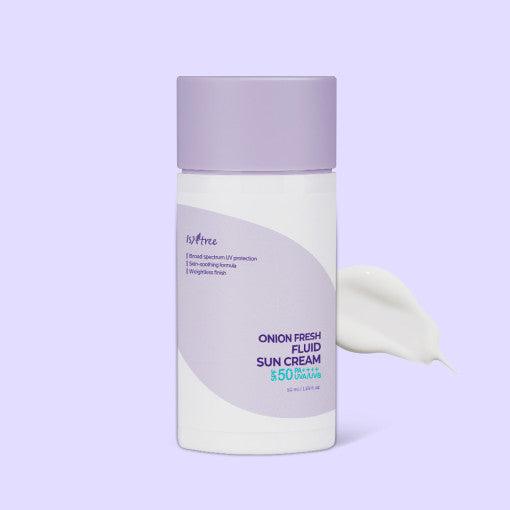 Isntree Onion Fresh Fluid Sun Cream 50ml SFP50 PA++++-thekimyoung.com
