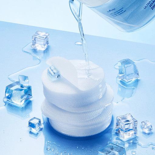 Isntree Ultra-Low Molecular Hyaluronic Acid Zinc Cooling Pad 150ml(60P)-thekimyoung.com