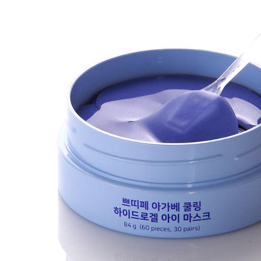PETITFEE Agave Cooling Hydrogel Eye Mask 80g (60 Patches)-thekimyoung.com