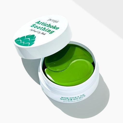 PETITFEE Artichoke Soothing Hydrogel Eye Mask 80g (60 Patches)-thekimyoung.com