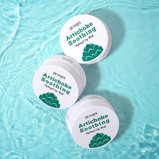 PETITFEE Artichoke Soothing Hydrogel Eye Mask 80g (60 Patches)-thekimyoung.com