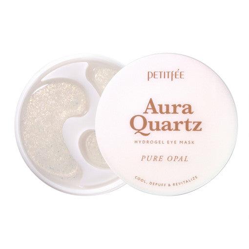 PETITFEE Aura Quartz Eye Mask Pure Opal 80g (40 Patches)-thekimyoung.com