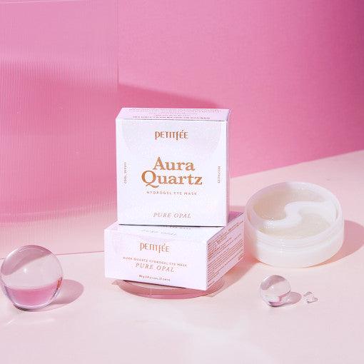 PETITFEE Aura Quartz Eye Mask Pure Opal 80g (40 Patches)-thekimyoung.com