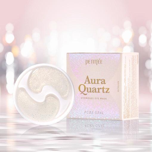 PETITFEE Aura Quartz Eye Mask Pure Opal 80g (40 Patches)-thekimyoung.com