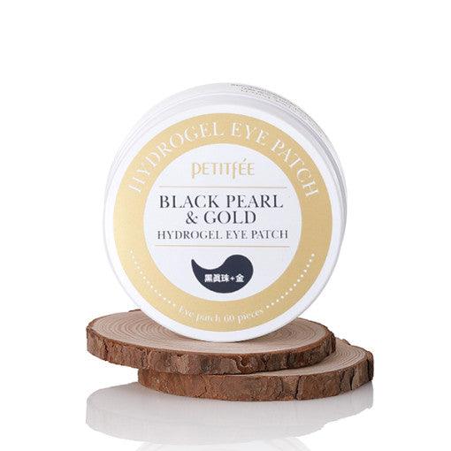 PETITFEE Black Pearl & Gold Hydrogel Eye Patch (1.4g X 60 Patches)-thekimyoung.com