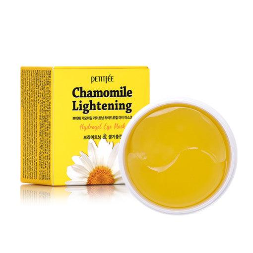 PETITFEE Chamomile Lightening Hydrogel Eye Mask 80g (60 Patches)-thekimyoung.com