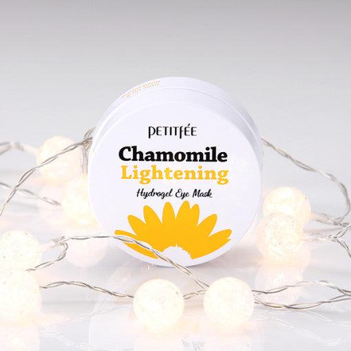 PETITFEE Chamomile Lightening Hydrogel Eye Mask 80g (60 Patches)-thekimyoung.com