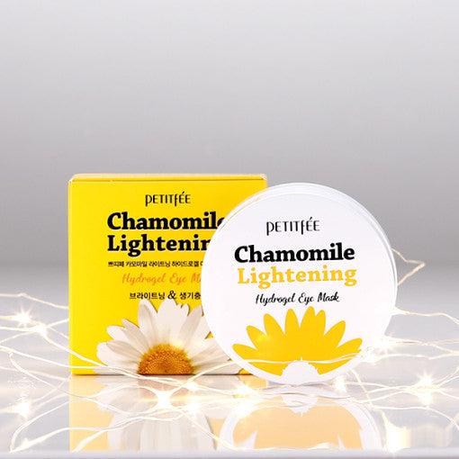 PETITFEE Chamomile Lightening Hydrogel Eye Mask 80g (60 Patches)-thekimyoung.com
