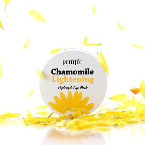 PETITFEE Chamomile Lightening Hydrogel Eye Mask 80g (60 Patches)-thekimyoung.com
