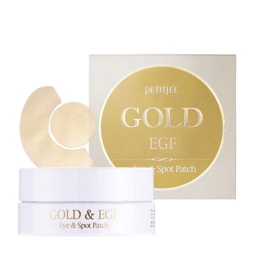 PETITFEE GOLD EGF EYE & SPOT PATCH (EYE patch 1.1g X 60 Patches + SPOT patch 0.6g X 30 Patches)-thekimyoung.com