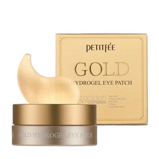 PETITFEE Gold Hydrogel Eye Patch (1.4g X 60 Patches)-thekimyoung.com