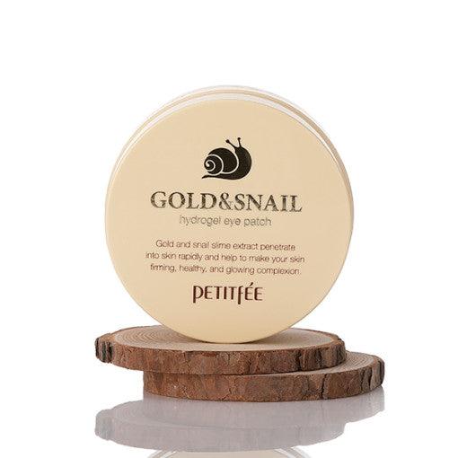 PETITFEE Gold Snail Hydrogel Eye Patch (1.4g X 60 Patches)-thekimyoung.com
