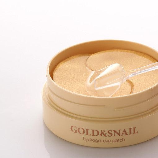 PETITFEE Gold Snail Hydrogel Eye Patch (1.4g X 60 Patches)-thekimyoung.com