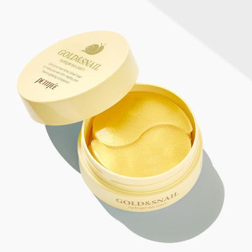 PETITFEE Gold Snail Hydrogel Eye Patch (1.4g X 60 Patches)-thekimyoung.com