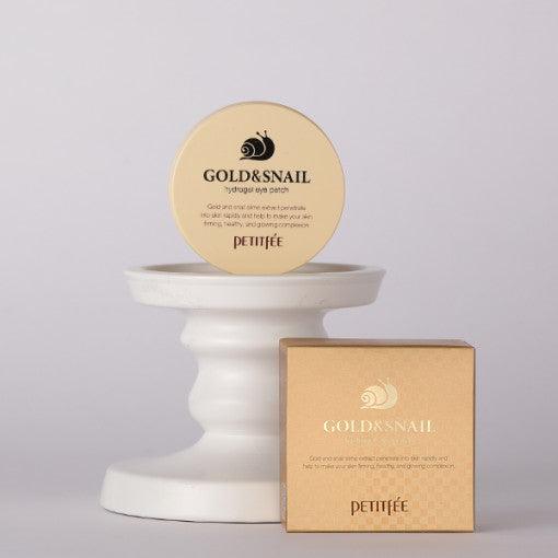 PETITFEE Gold Snail Hydrogel Eye Patch (1.4g X 60 Patches)-thekimyoung.com
