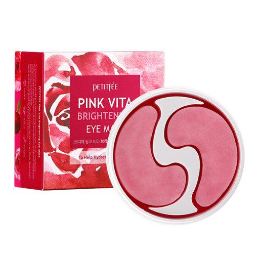 PETITFEE Pink Vita Brightening Eye Mask 70g (60 Patches)-thekimyoung.com