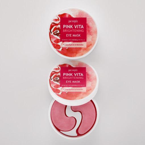 PETITFEE Pink Vita Brightening Eye Mask 70g (60 Patches)-thekimyoung.com
