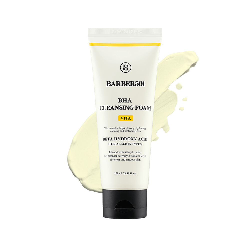 BARBER501 BHA Cleansing Foam 100ml Cleansing Foam for Men BARBER501