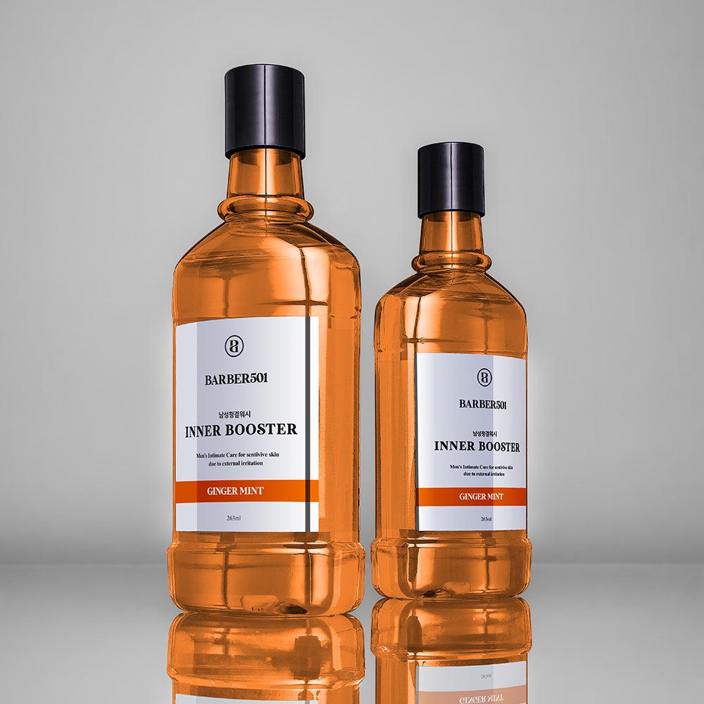 BARBER501 Inner Booster 263ml - Ginger Mint Cleansing Water Cleanser for Men BARBER501