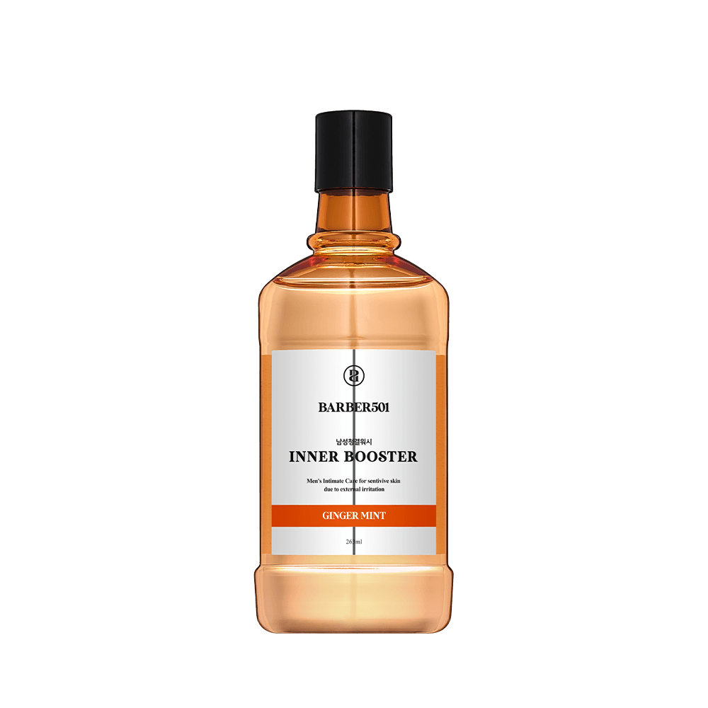 BARBER501 Inner Booster 263ml - Ginger Mint Cleansing Water Cleanser for Men BARBER501