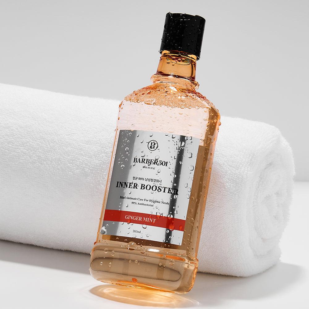 BARBER501 Inner Booster 263ml - Ginger Mint Cleansing Water Cleanser for Men BARBER501