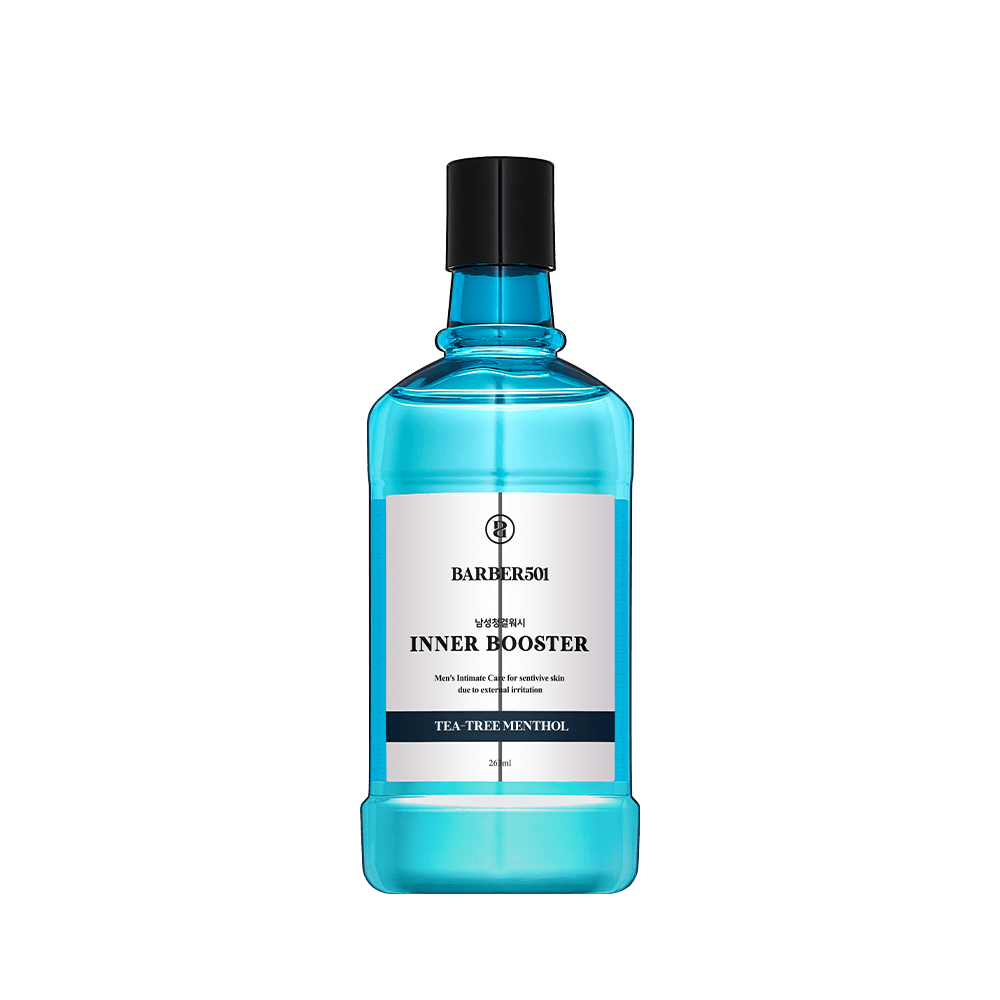 BARBER501 Inner Booster - Tea Tree Menthol Cleansing Water 263ml Cleanser for Men BARBER501
