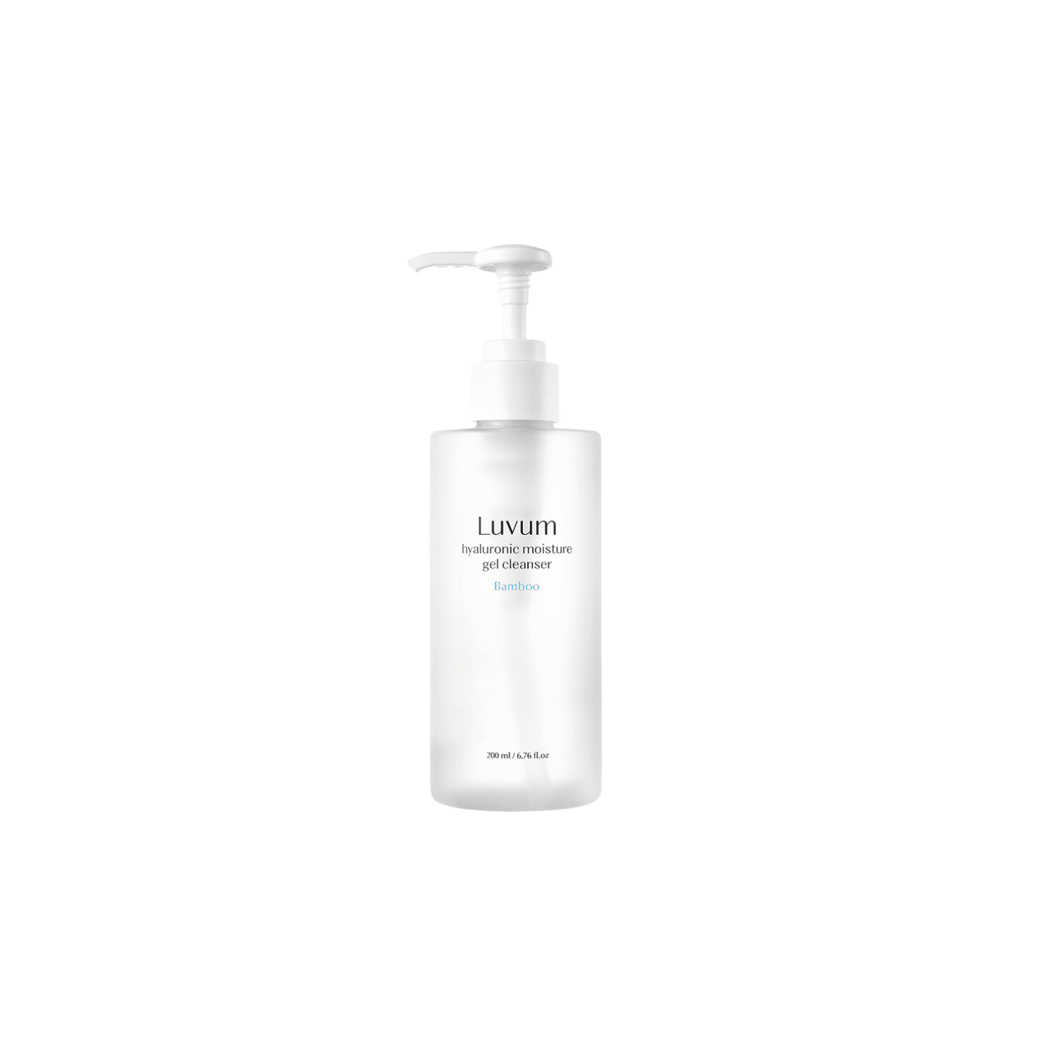 Luvum Bamboo Hyaluronic Moisture Gel Cleanser 200ml Cleansing Gel Luvum