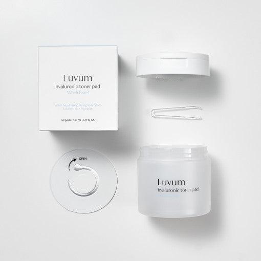 Luvum Witch Hazel Hyaluronic Toner Pad 130ml (60pcs) Toner Pad Luvum