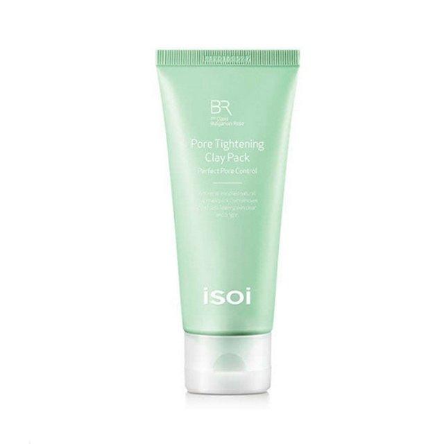 isoi Bulgarian Rose Pore Tightening Clay Pack 100ml-thekimyoung.com