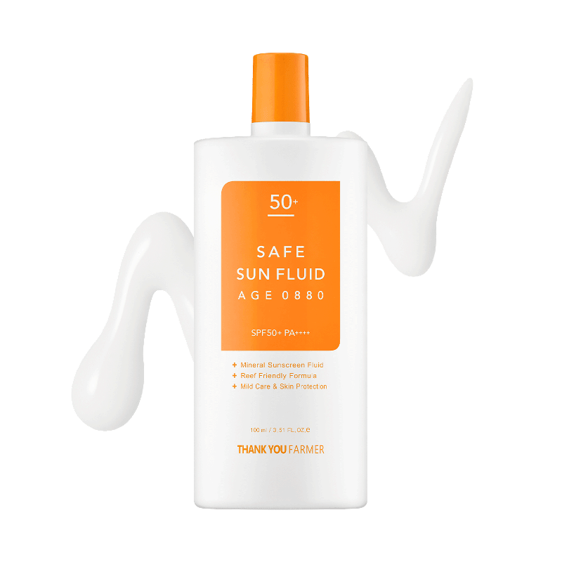 [THANK YOU FARMER] Safe Sun Fluid Age 0880 100ml Sunscreen THANK YOU FARMER