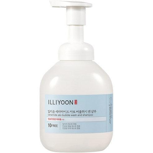 ILLIYOON Ceramide Ato Bubble Wash and Shampoo 400ml Shampoo ILLIYOON