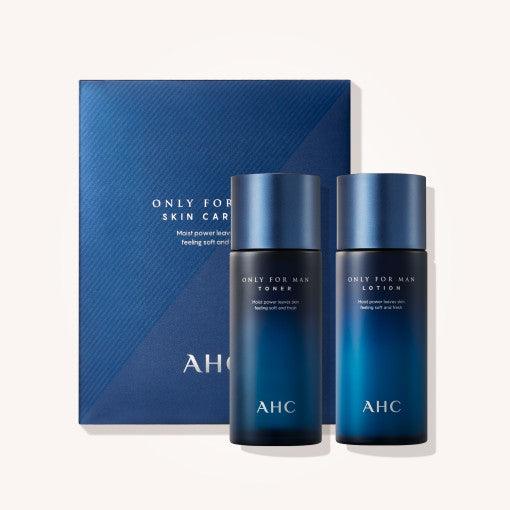 AHC Only For Men Skin Care Set(Toner 150ml + Lotion 150ml)-thekimyoung.com