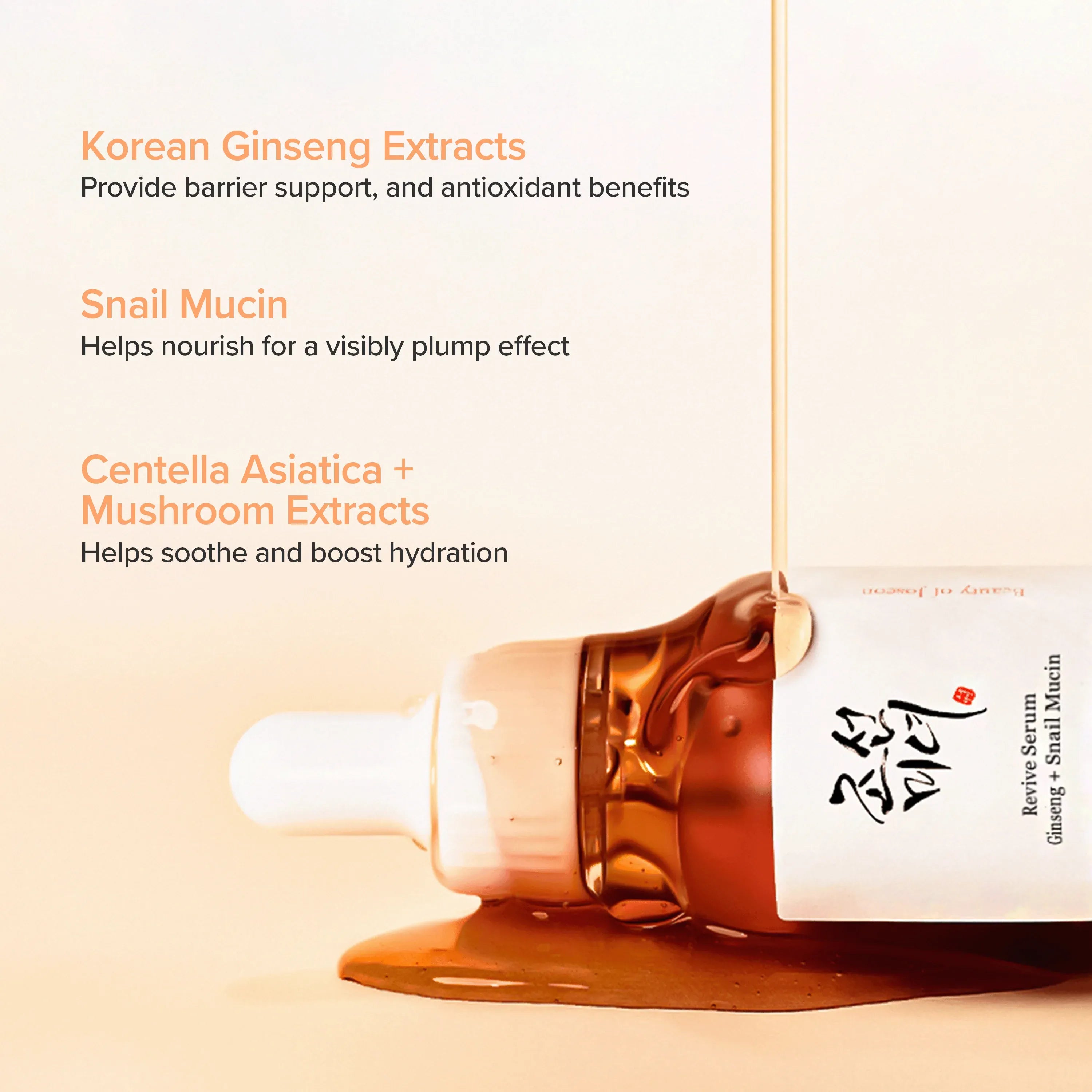 Beauty of Joseon - Revive Serum: Ginseng + Snail Mucin (30ml)-thekimyoung.com
