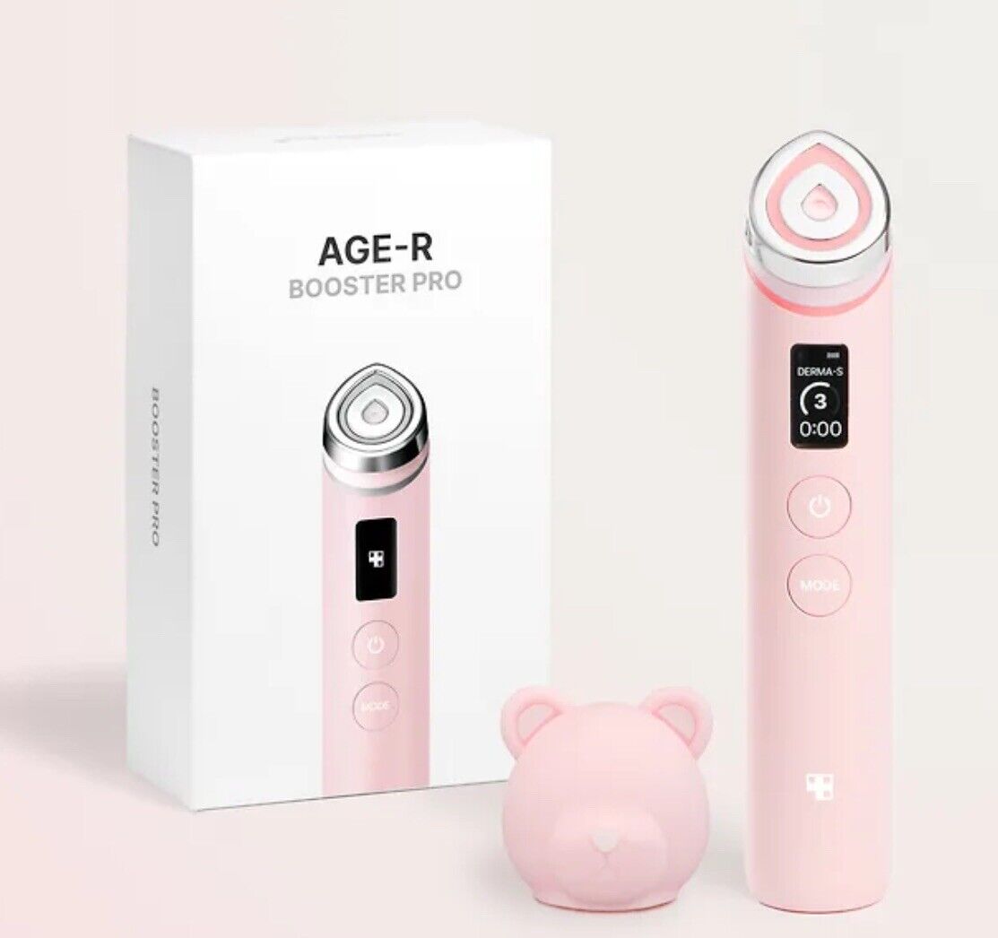Medicube Age-R Booster Pro 6-in-1 Real Glass Glow Device LED Anti-Wrinkle Device Face Massager medicube