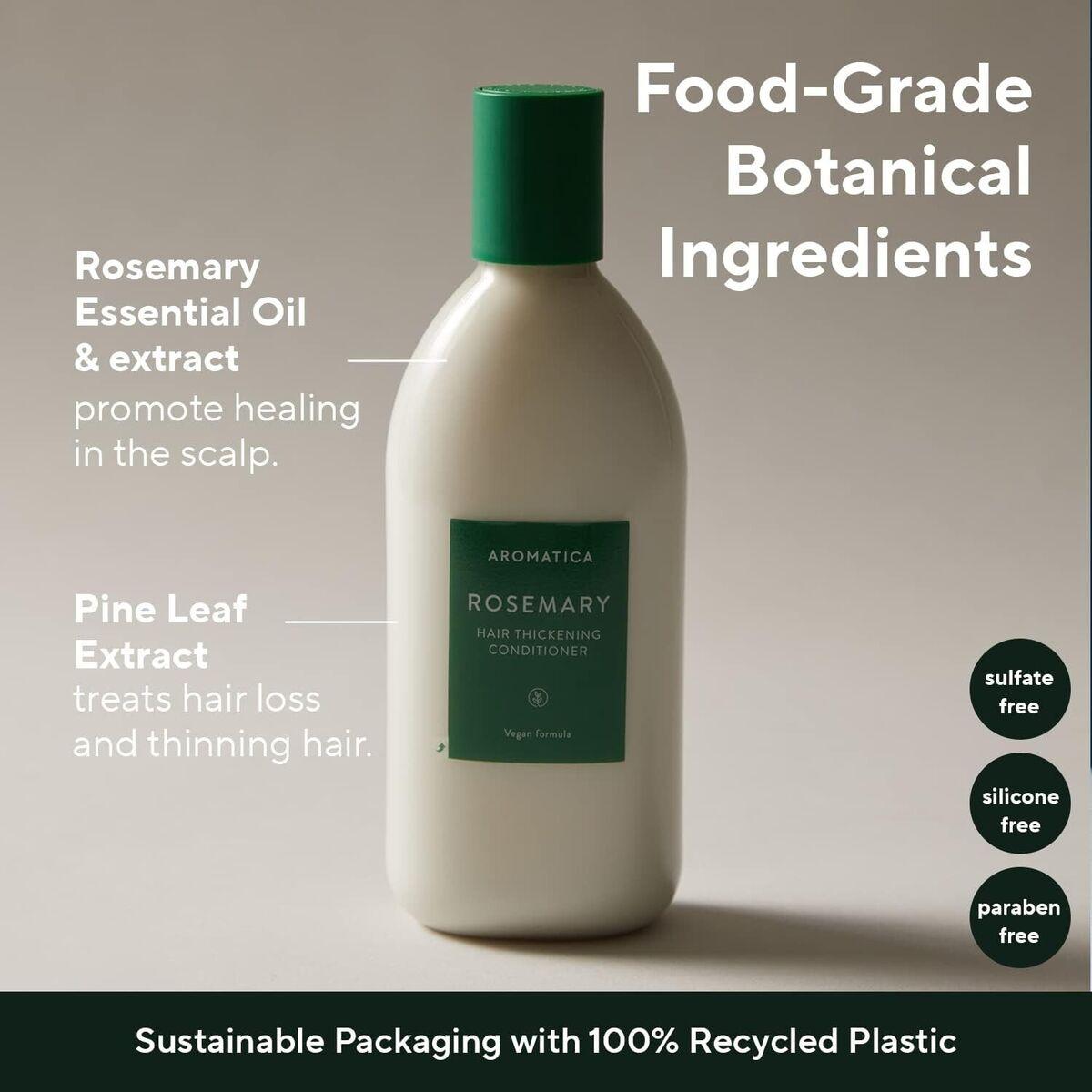 AROMATICA Rosemary Hair Thickening Conditioner 400ml-thekimyoung.com