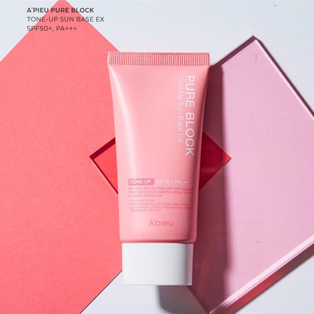 A'pieu Pure Block Tone-Up Sun Base SPF50+/PA+++ 50ml-thekimyoung.com