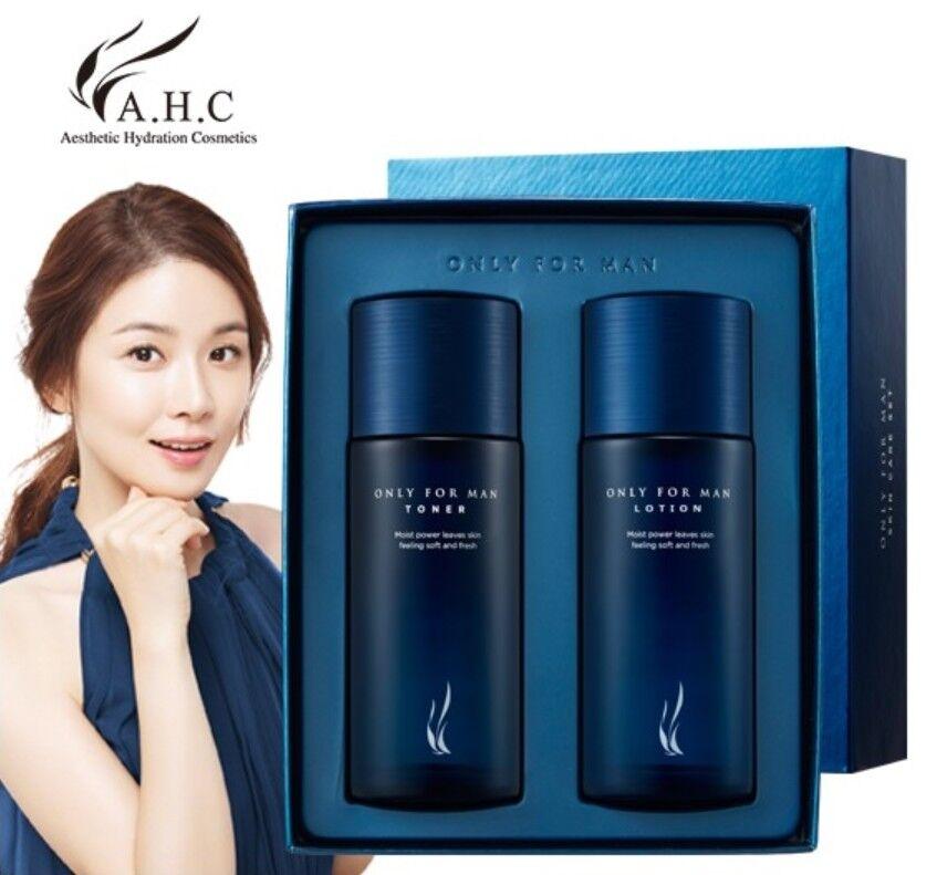 AHC Only For Men Skin Care Set(Toner 150ml + Lotion 150ml)-thekimyoung.com