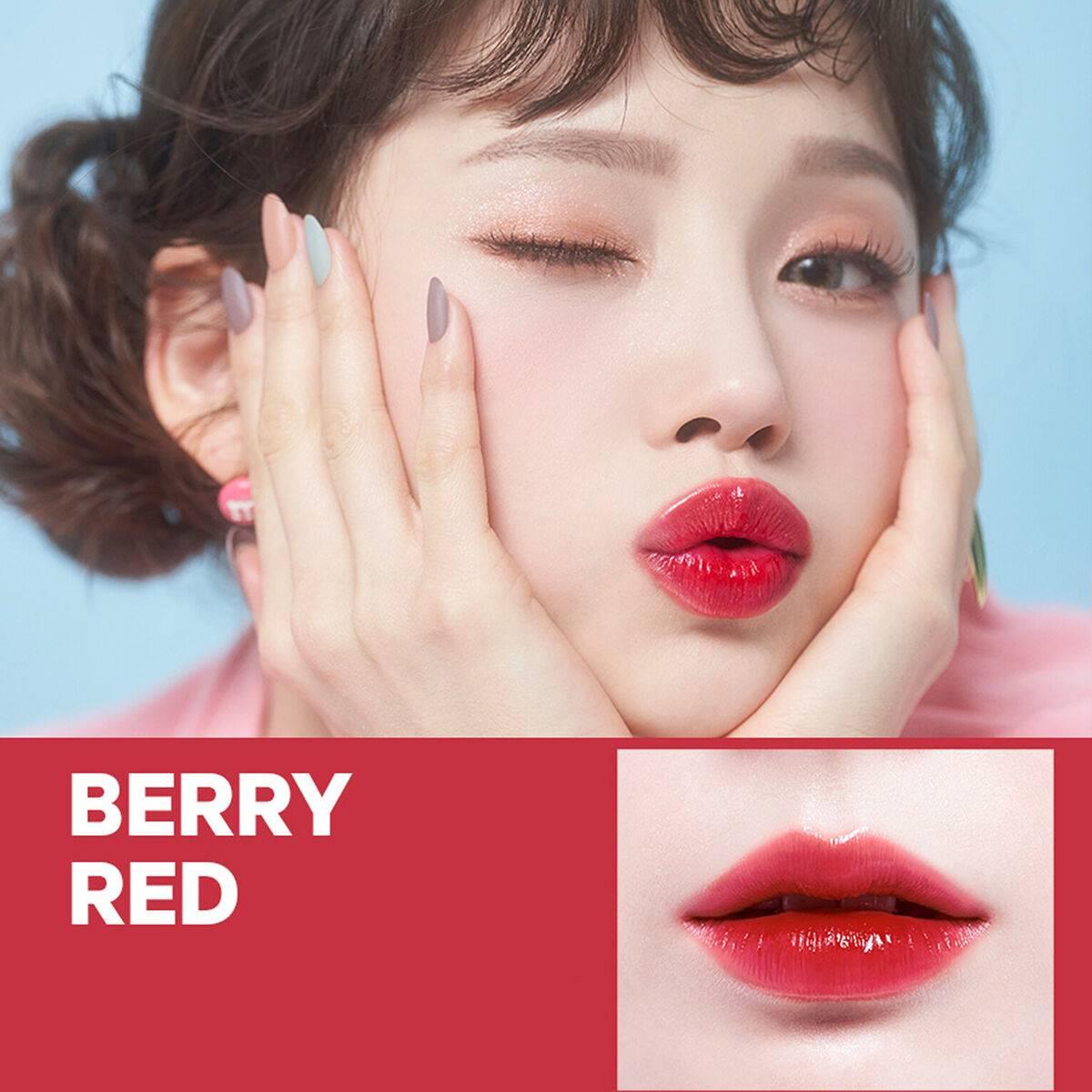 16BRAND FRUIT-CHU COLLAGEN JELLY TINT (3 colors) LIP TINT 16BRAND #01 BERRY RED