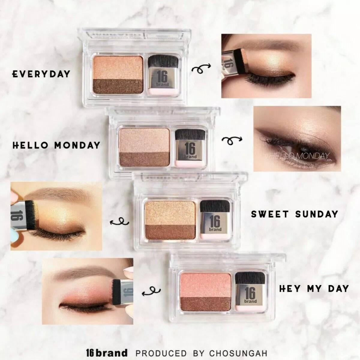 16BRAND Sixteen Eye Magazine (7colors) EYESHADOW 16BRAND