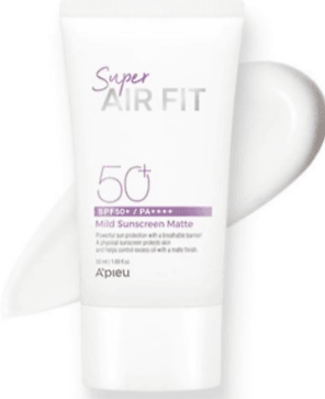 A'pieu Super Air Fit Mild Sunscreen Matte SPF50+ PA++++ 50ml-thekimyoung.com