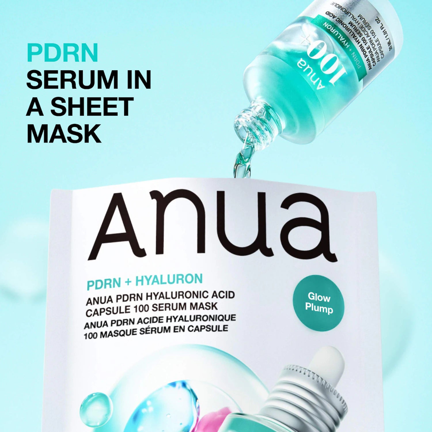 Anua - PDRN Hyaluronic Acid Capsule 100 Serum Mask (10 Pcs)-thekimyoung.com