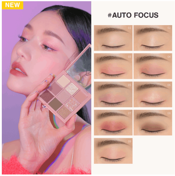 3CE Multi Eye Color Palette #AUTO FOCUS-thekimyoung.com