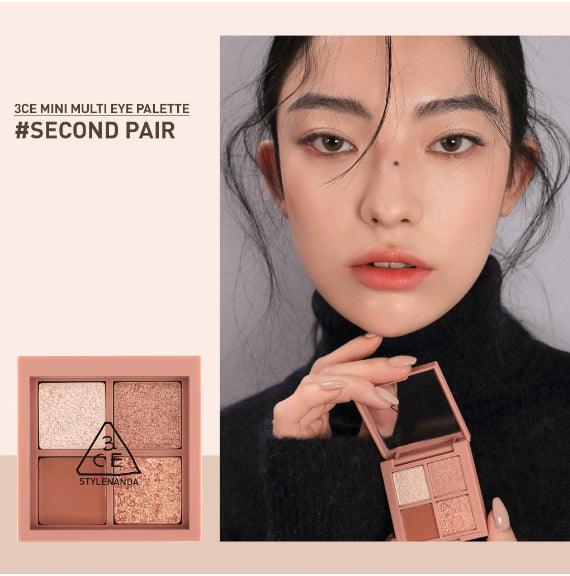 3CE MINI MULTI EYE COLOR PALETTE 3.5g #SECOND PAIR-thekimyoung.com
