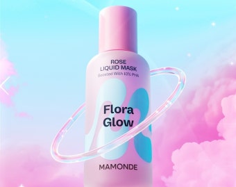 Mamonde Flora Glow Rose Liquid Mask 80ml Mask Sheet Mamonde