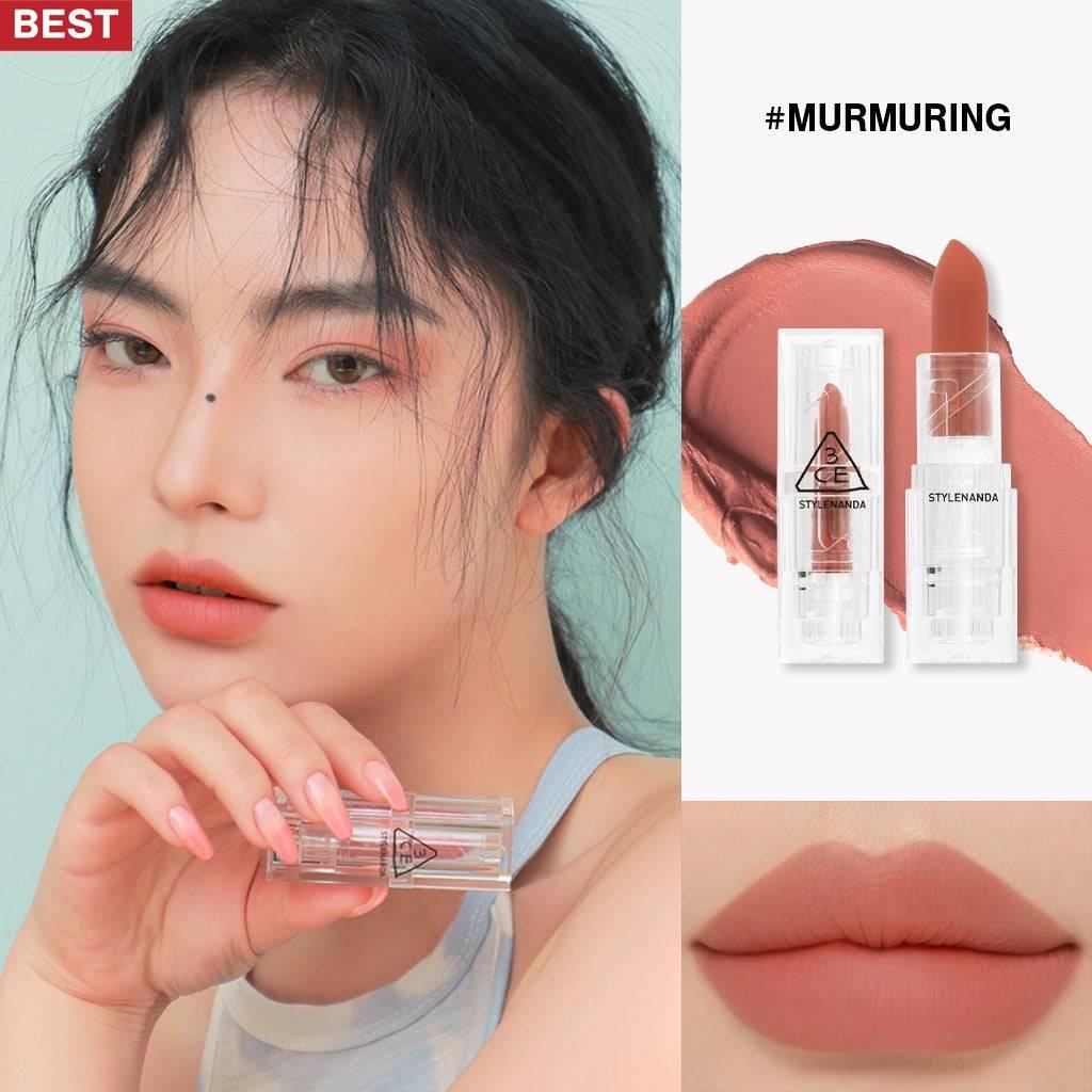 3CE Soft Matte Lipstick 3.5g (10 Colors) Lipstick 3CE #Murmuring