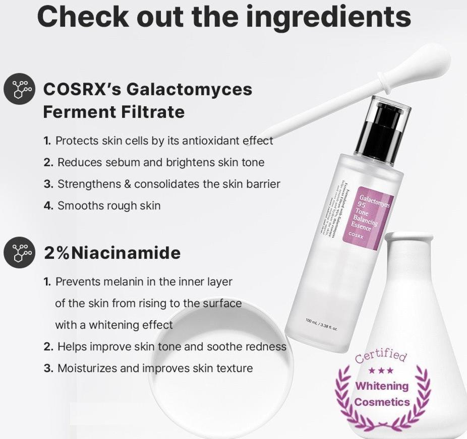 COSRX Galactomyces 95 Tone Balancing Essence 100ml Essence COSRX