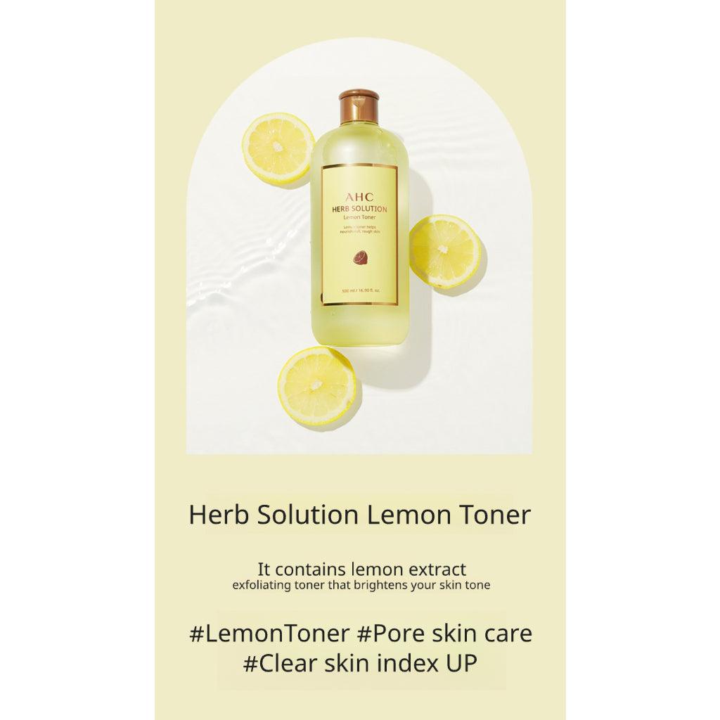 AHC Herb Solution Lemon Toner 500ml-thekimyoung.com